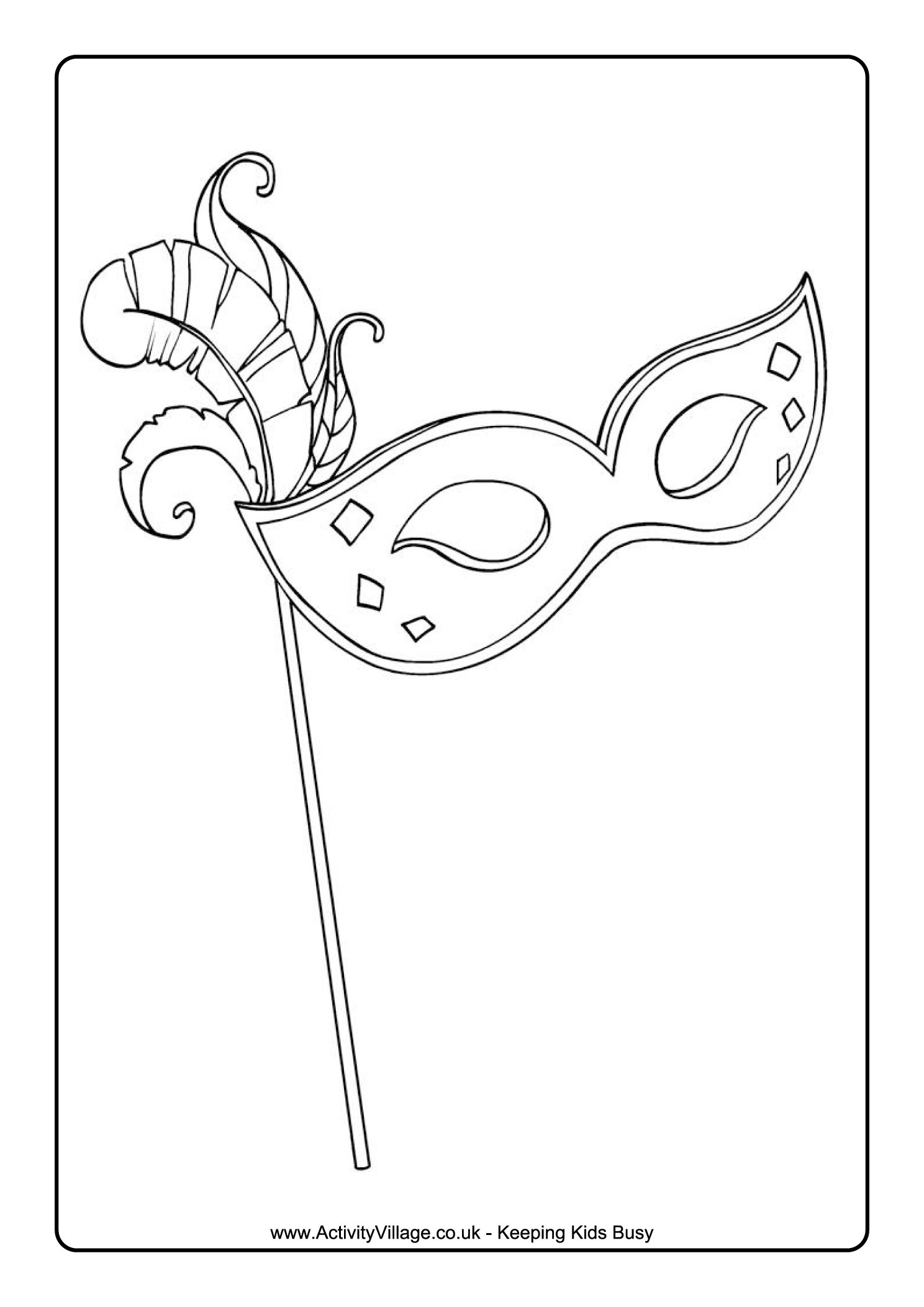 Coloring page: Mardi Gras (Holidays and Special occasions) #60633 - Free Printable Coloring Pages