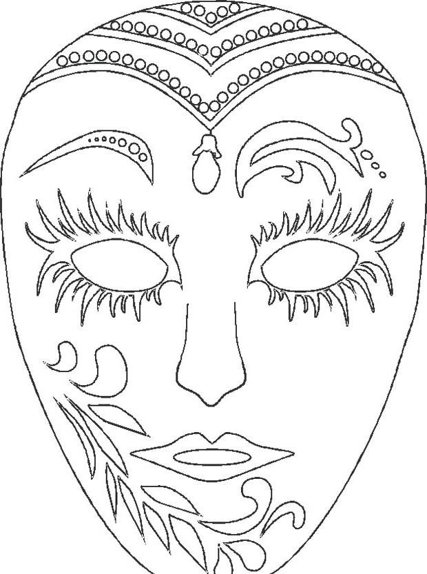 Coloring page: Mardi Gras (Holidays and Special occasions) #60634 - Free Printable Coloring Pages