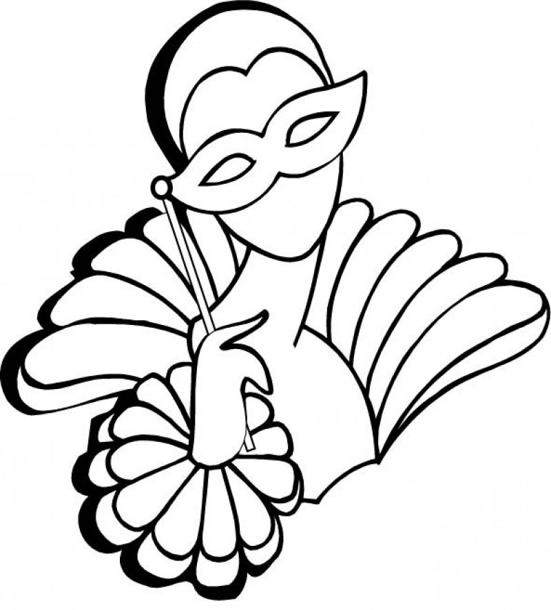 Coloring page: Mardi Gras (Holidays and Special occasions) #60642 - Free Printable Coloring Pages