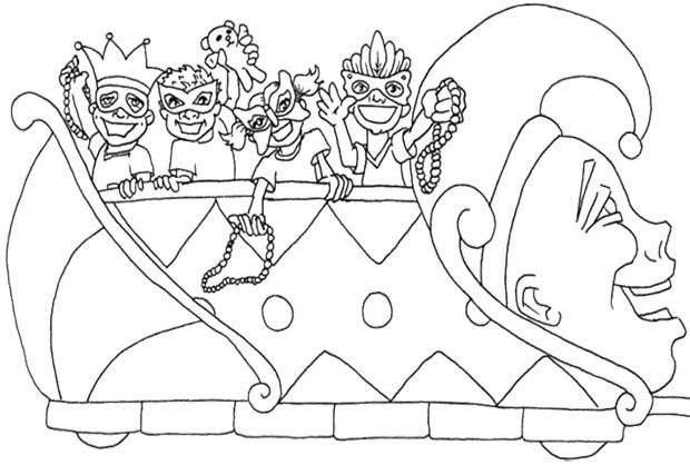 Coloring page: Mardi Gras (Holidays and Special occasions) #60646 - Free Printable Coloring Pages