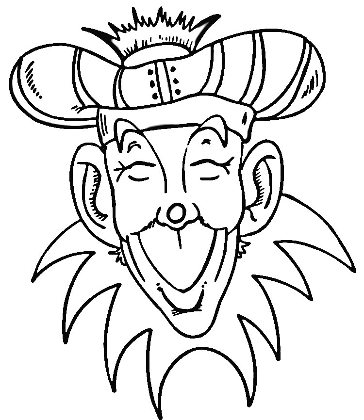 Coloring page: Mardi Gras (Holidays and Special occasions) #60648 - Free Printable Coloring Pages