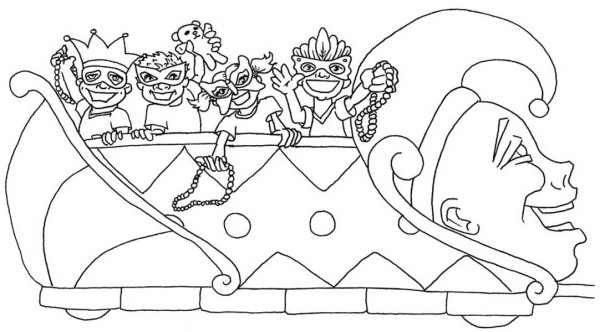 Coloring page: Mardi Gras (Holidays and Special occasions) #60656 - Free Printable Coloring Pages