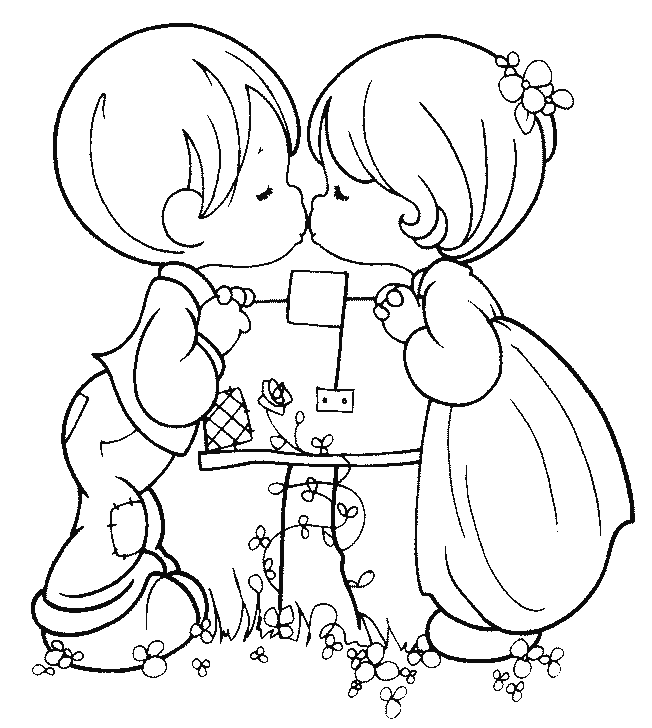 Coloring page: Marriage (Holidays and Special occasions) #55965 - Free Printable Coloring Pages