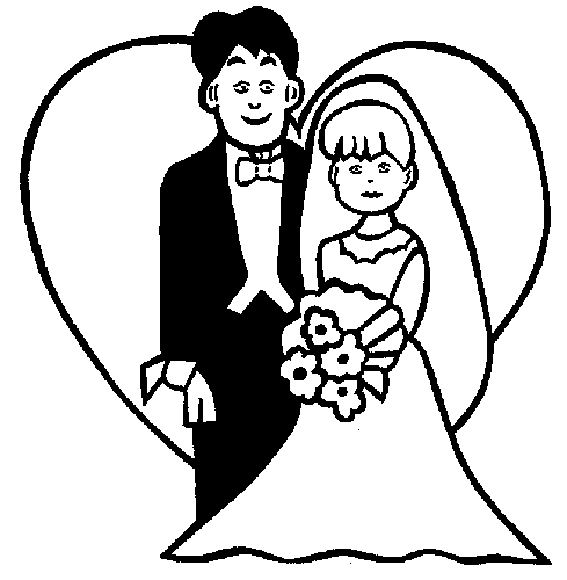 Coloring page: Marriage (Holidays and Special occasions) #56040 - Free Printable Coloring Pages