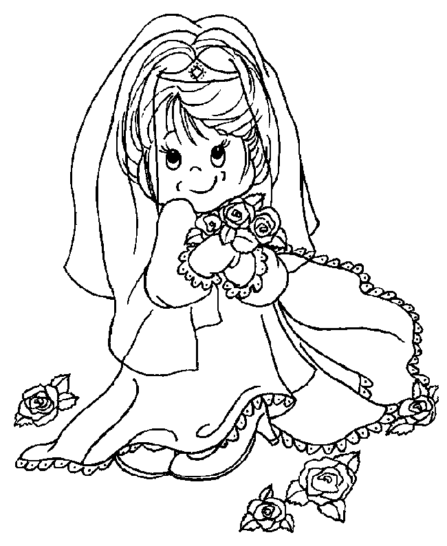 Coloring page: Marriage (Holidays and Special occasions) #56042 - Free Printable Coloring Pages