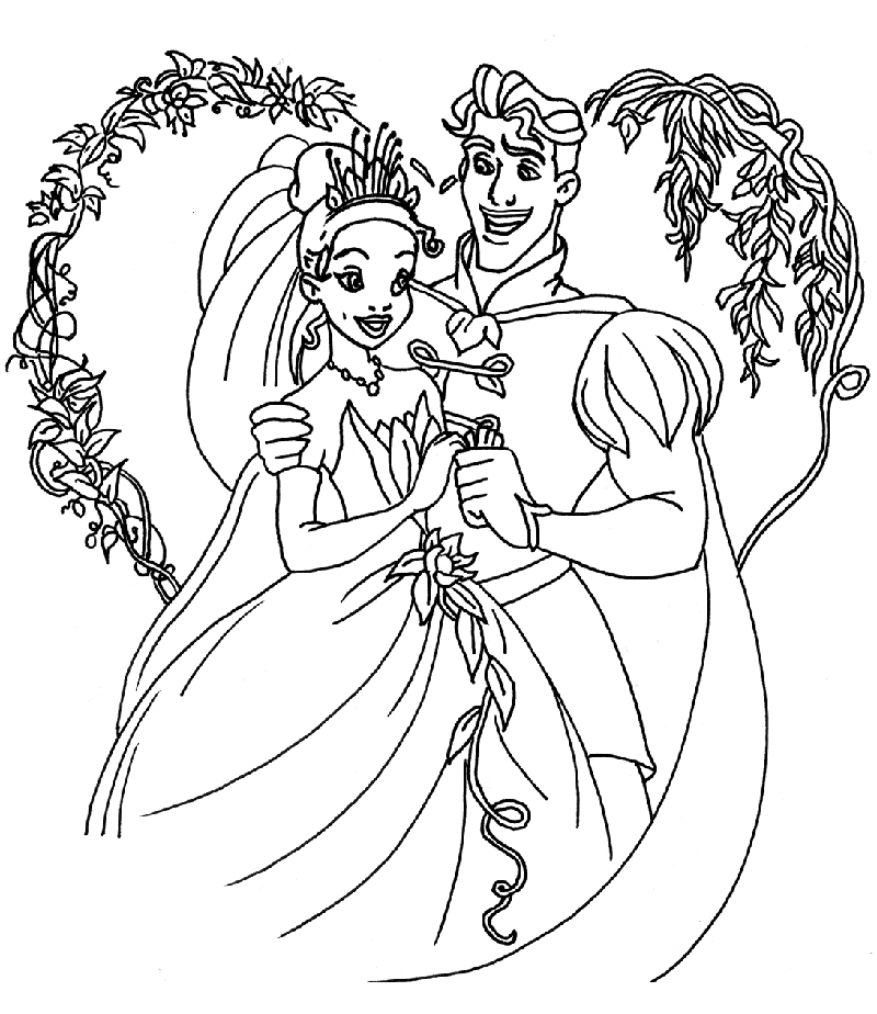 Coloring page: Marriage (Holidays and Special occasions) #56074 - Free Printable Coloring Pages