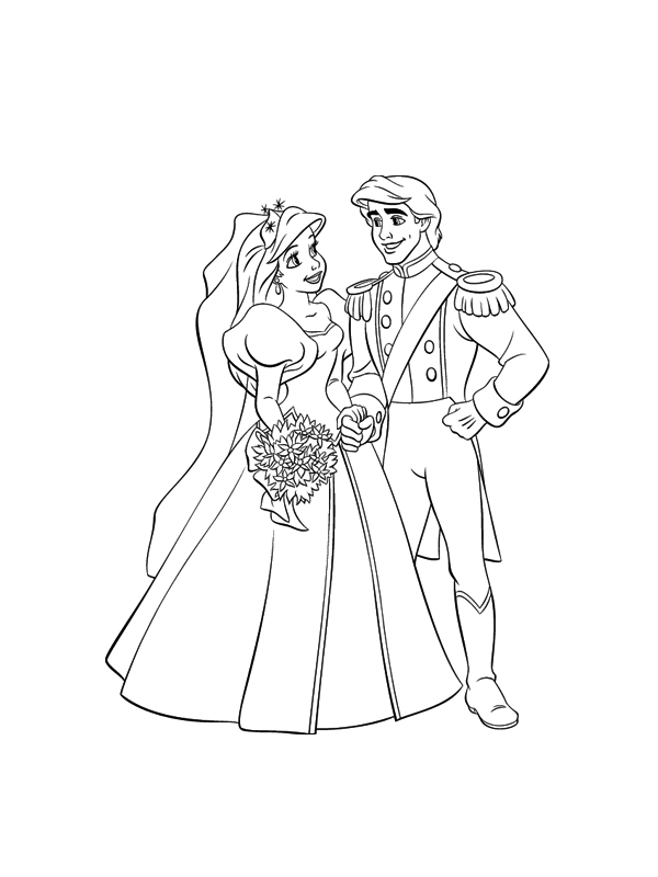 Coloring page: Marriage (Holidays and Special occasions) #56079 - Free Printable Coloring Pages