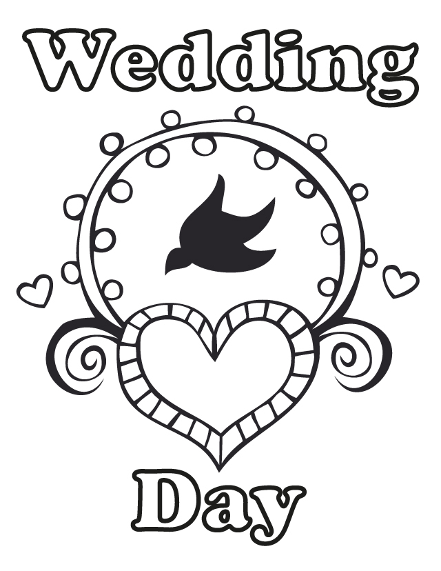 Coloring page: Marriage (Holidays and Special occasions) #56102 - Free Printable Coloring Pages