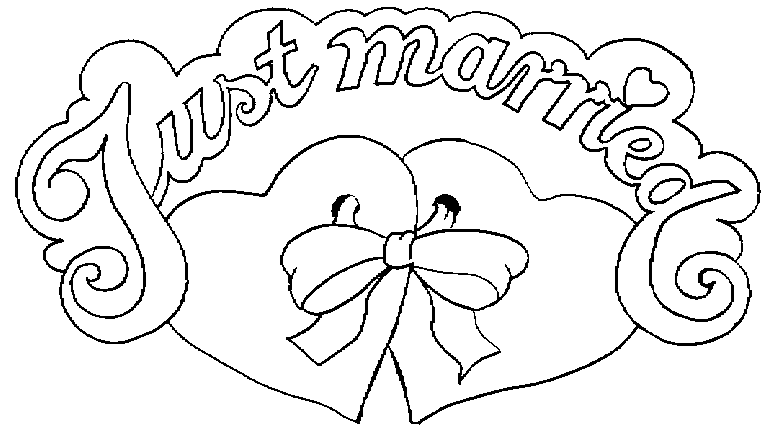 Coloring page: Marriage (Holidays and Special occasions) #56106 - Free Printable Coloring Pages