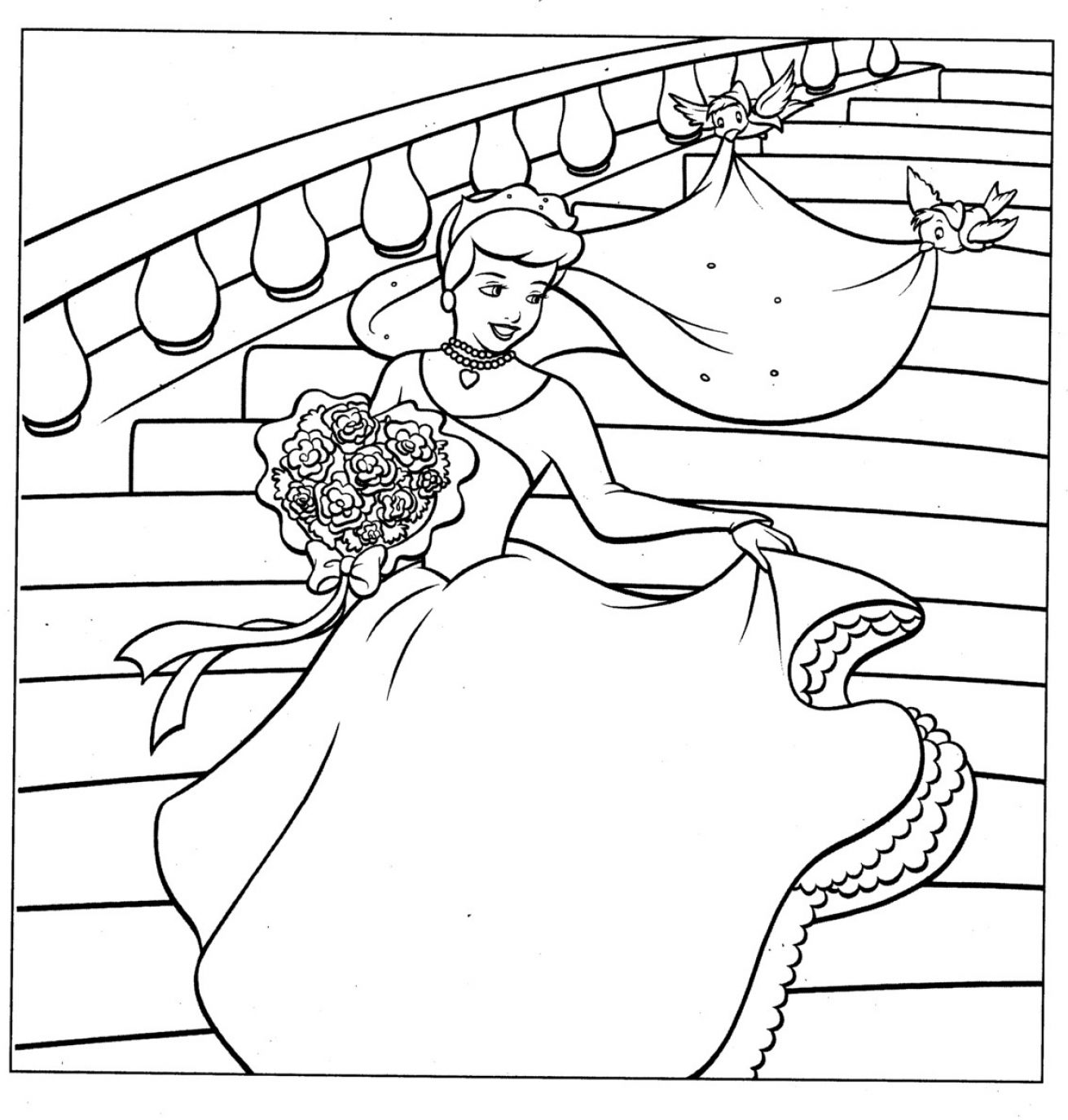 Coloring page: Marriage (Holidays and Special occasions) #56170 - Free Printable Coloring Pages