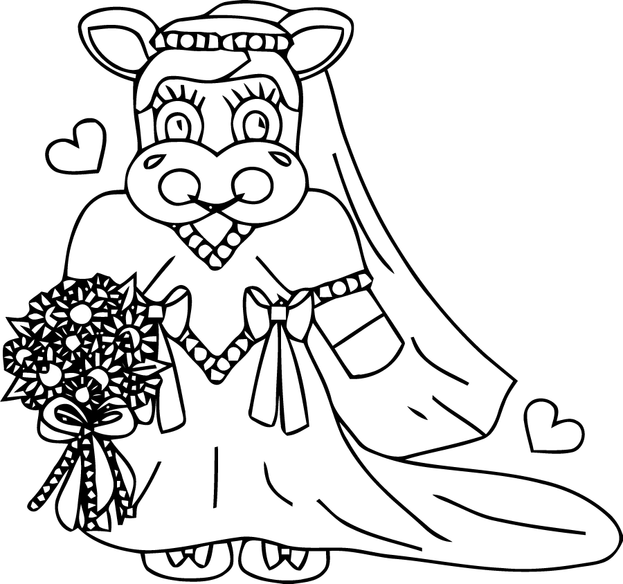 Coloring page: Marriage (Holidays and Special occasions) #56196 - Free Printable Coloring Pages