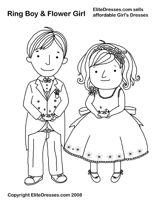 Coloring page: Marriage (Holidays and Special occasions) #56216 - Free Printable Coloring Pages