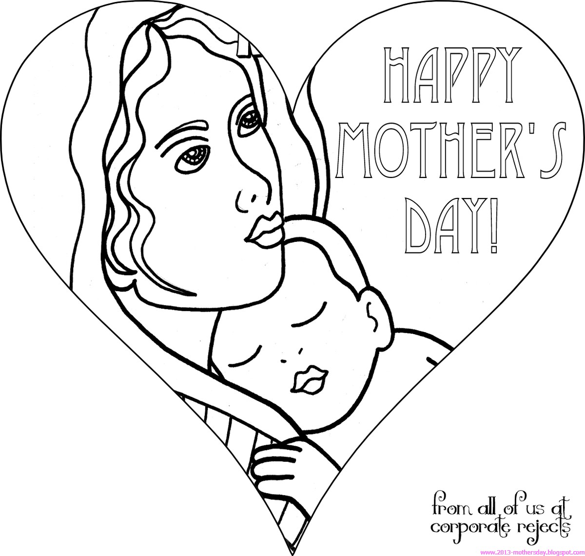 Hand draw mother day collection Stock Vector by ©kongvector 151326344