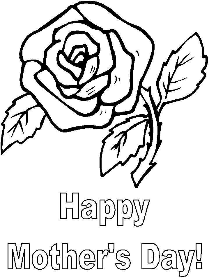 Coloring page: Mothers Day (Holidays and Special occasions) #129784 - Free Printable Coloring Pages