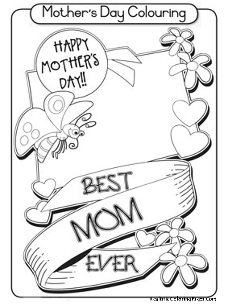 Coloring page: Mothers Day (Holidays and Special occasions) #129788 - Free Printable Coloring Pages