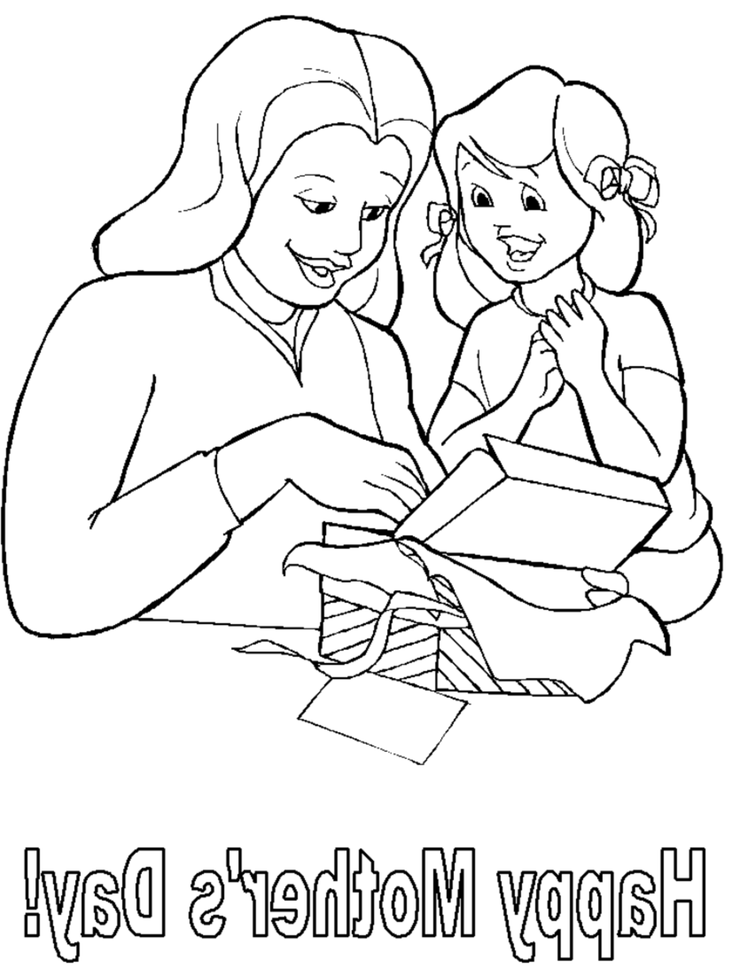 Coloring page: Mothers Day (Holidays and Special occasions) #129799 - Free Printable Coloring Pages