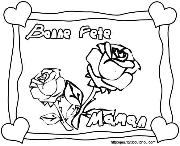 Coloring page: Mothers Day (Holidays and Special occasions) #129811 - Free Printable Coloring Pages