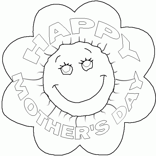 Coloring page: Mothers Day (Holidays and Special occasions) #129844 - Free Printable Coloring Pages