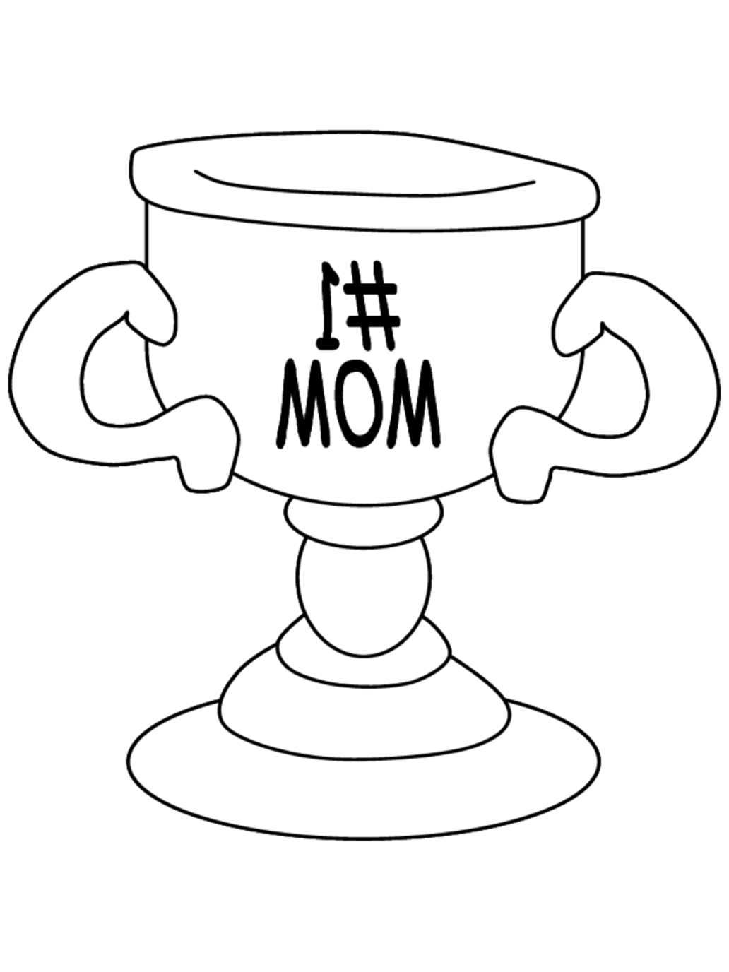 Coloring page: Mothers Day (Holidays and Special occasions) #129845 - Free Printable Coloring Pages