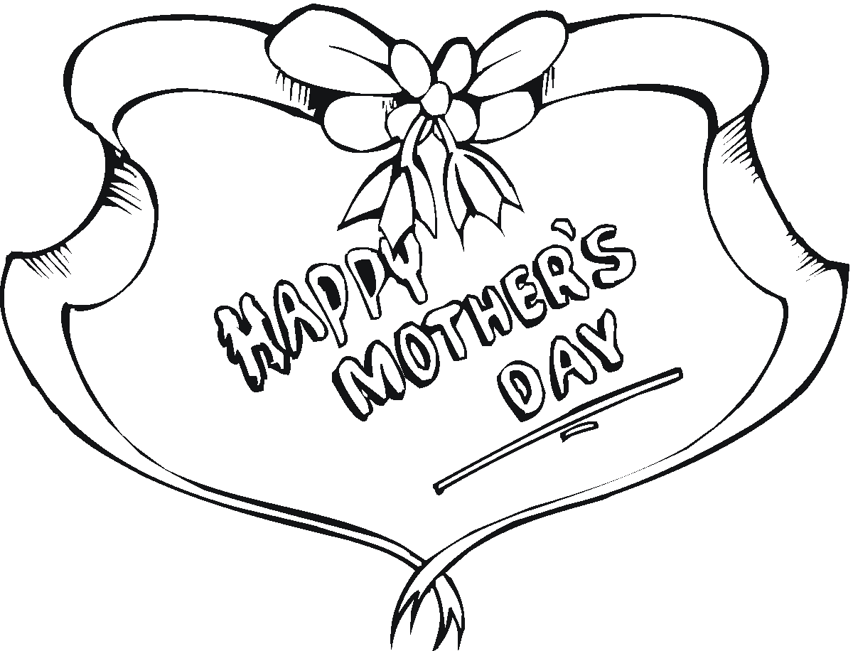 Coloring page: Mothers Day (Holidays and Special occasions) #129847 - Free Printable Coloring Pages