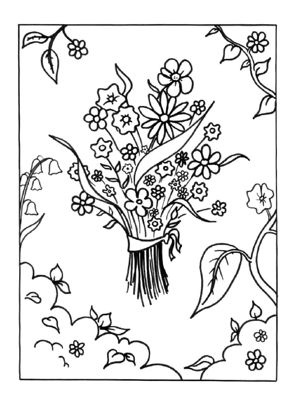 Coloring page: Mothers Day (Holidays and Special occasions) #129851 - Free Printable Coloring Pages