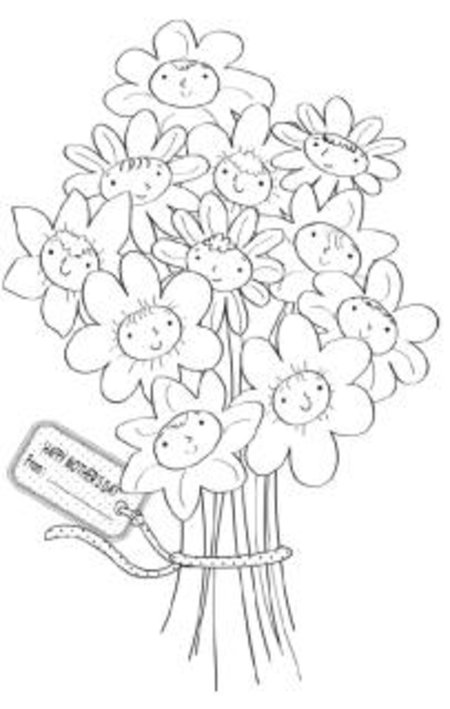 Coloring page: Mothers Day (Holidays and Special occasions) #129900 - Free Printable Coloring Pages