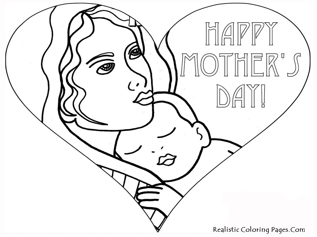 Coloring page: Mothers Day (Holidays and Special occasions) #129921 - Free Printable Coloring Pages