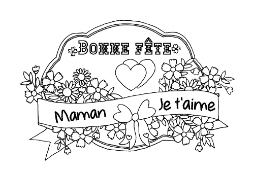 Coloring page: Mothers Day (Holidays and Special occasions) #129936 - Free Printable Coloring Pages