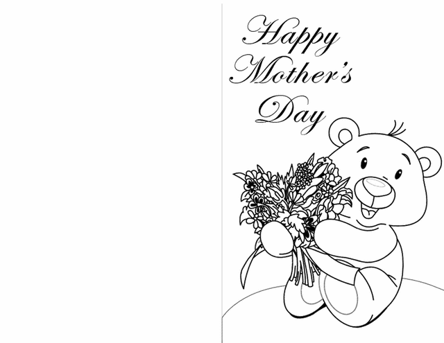 Coloring page: Mothers Day (Holidays and Special occasions) #129964 - Free Printable Coloring Pages