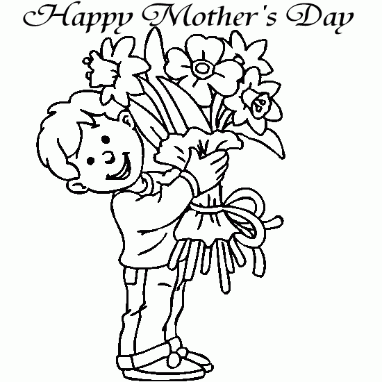 Coloring page: Mothers Day (Holidays and Special occasions) #129979 - Free Printable Coloring Pages