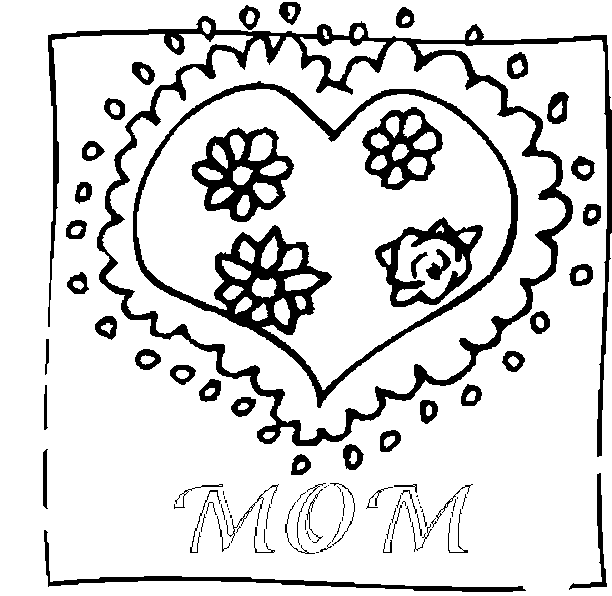 Coloring page: Mothers Day (Holidays and Special occasions) #130019 - Free Printable Coloring Pages