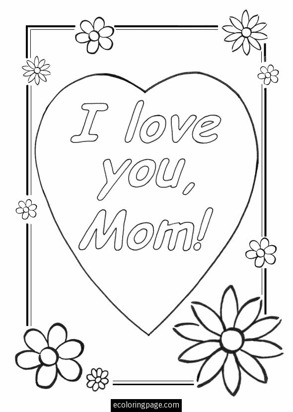 Coloring page: Mothers Day (Holidays and Special occasions) #130020 - Free Printable Coloring Pages