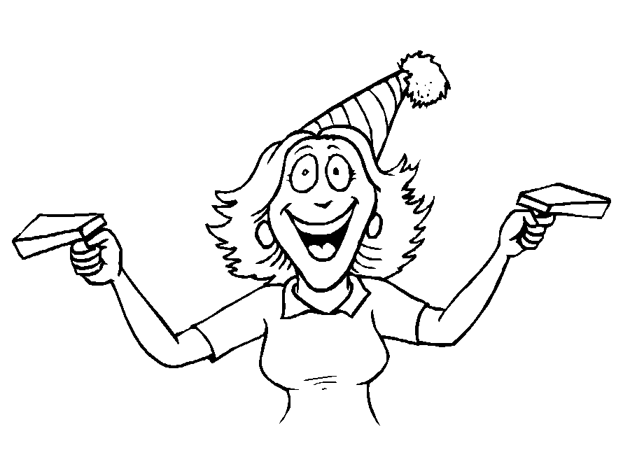 Coloring page: New Year (Holidays and Special occasions) #60765 - Free Printable Coloring Pages