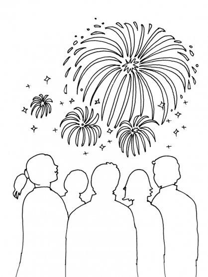 Coloring page: New Year (Holidays and Special occasions) #60906 - Free Printable Coloring Pages