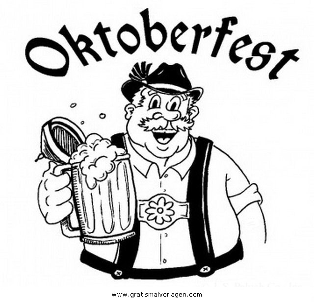 Oktoberfest (Holidays and Special occasions) Free Printable Coloring