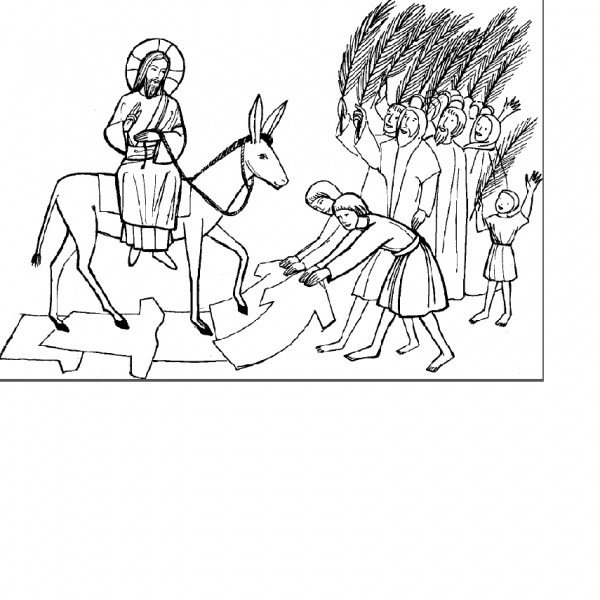 Coloring page: Palm Sunday (Holidays and Special occasions) #60307 - Free Printable Coloring Pages