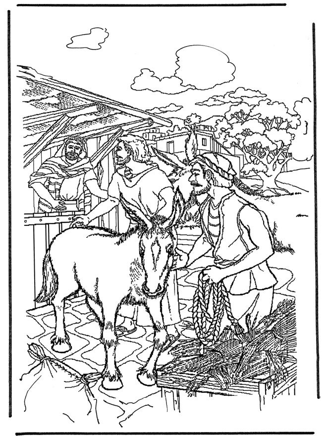 Coloring page: Palm Sunday (Holidays and Special occasions) #60312 - Free Printable Coloring Pages