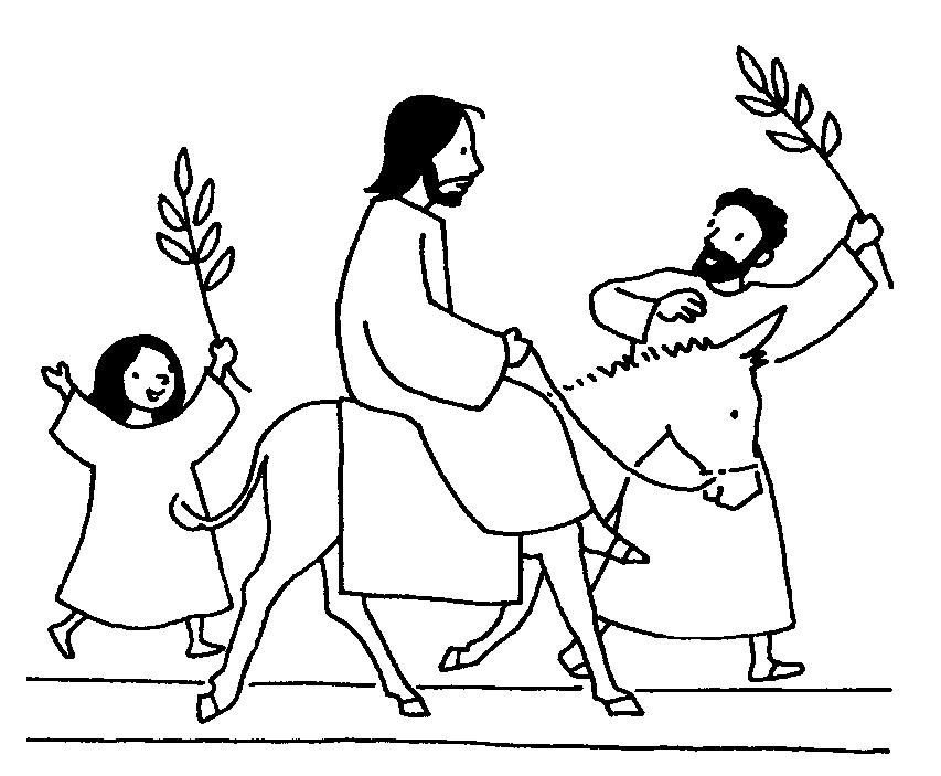 Coloring page: Palm Sunday (Holidays and Special occasions) #60325 - Free Printable Coloring Pages
