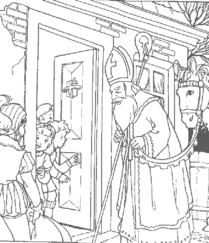 Coloring page: Saint Nicholas Day (Holidays and Special occasions) #59085 - Free Printable Coloring Pages