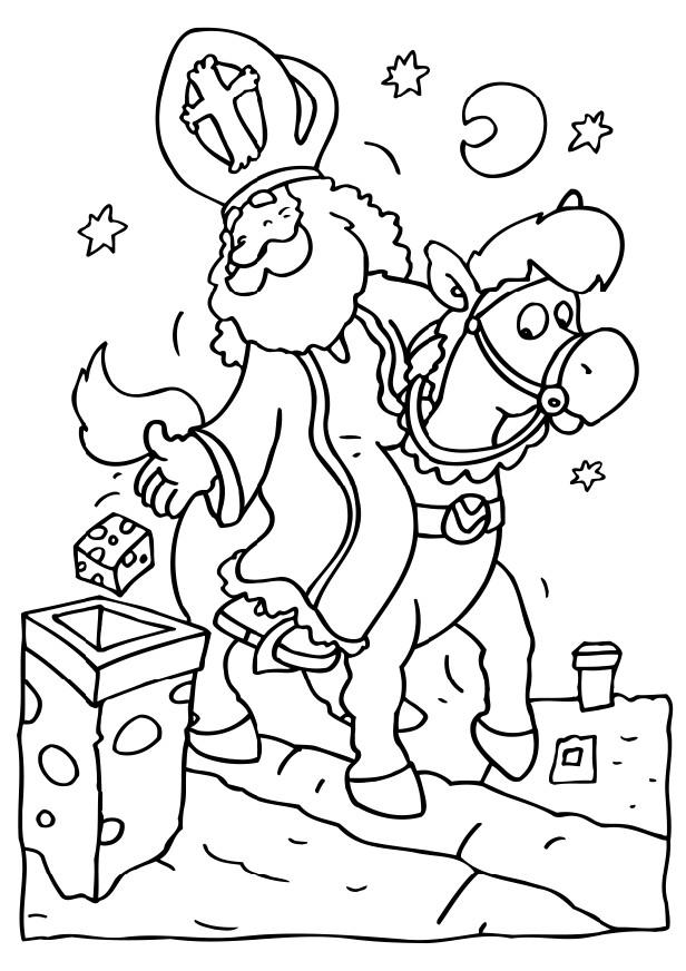 Coloring page: Saint Nicholas Day (Holidays and Special occasions) #59097 - Free Printable Coloring Pages