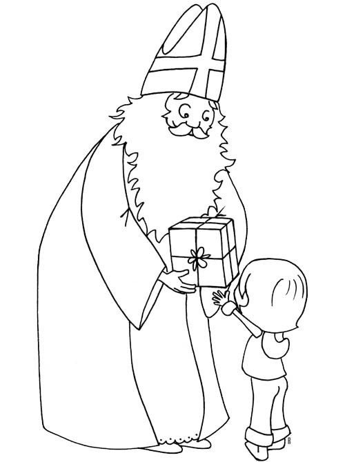 Coloring page: Saint Nicholas Day (Holidays and Special occasions) #59111 - Free Printable Coloring Pages