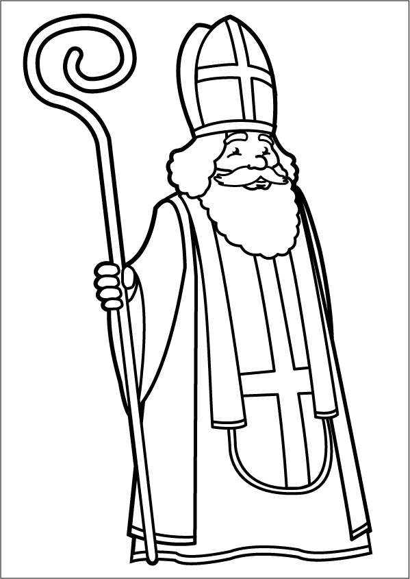 Coloring page: Saint Nicholas Day (Holidays and Special occasions) #59114 - Free Printable Coloring Pages