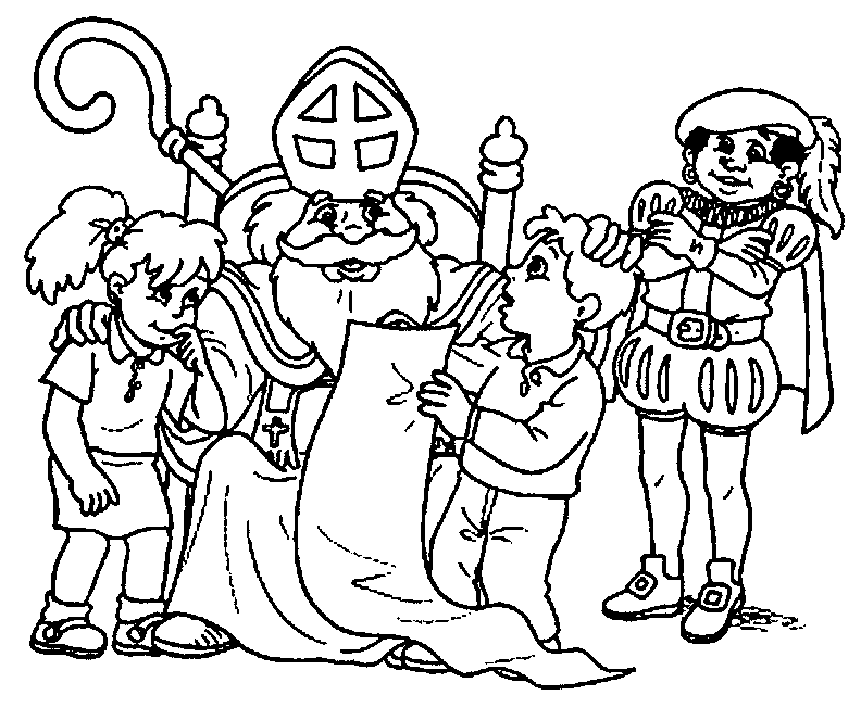 Coloring page: Saint Nicholas Day (Holidays and Special occasions) #59132 - Free Printable Coloring Pages