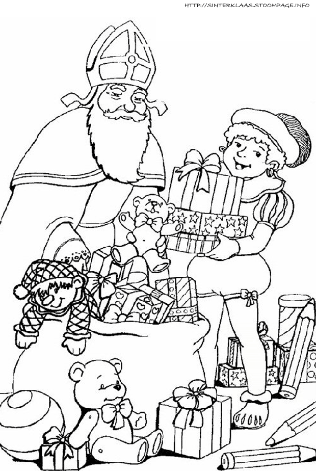 Coloring page: Saint Nicholas Day (Holidays and Special occasions) #59169 - Free Printable Coloring Pages