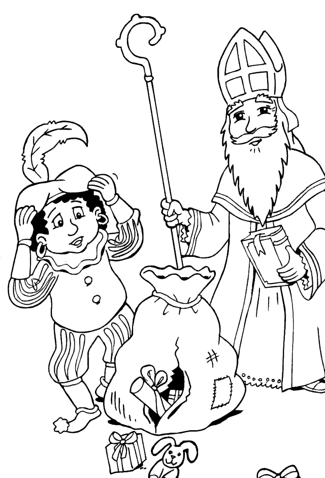 Coloring page: Saint Nicholas Day (Holidays and Special occasions) #59173 - Free Printable Coloring Pages