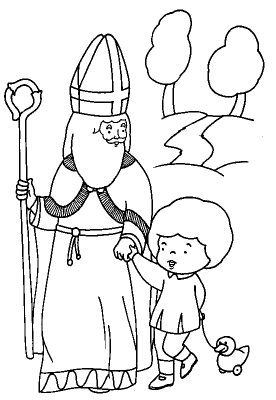 Coloring page: Saint Nicholas Day (Holidays and Special occasions) #59192 - Free Printable Coloring Pages