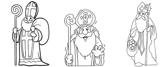 Coloring page: Saint Nicholas Day (Holidays and Special occasions) #59227 - Free Printable Coloring Pages