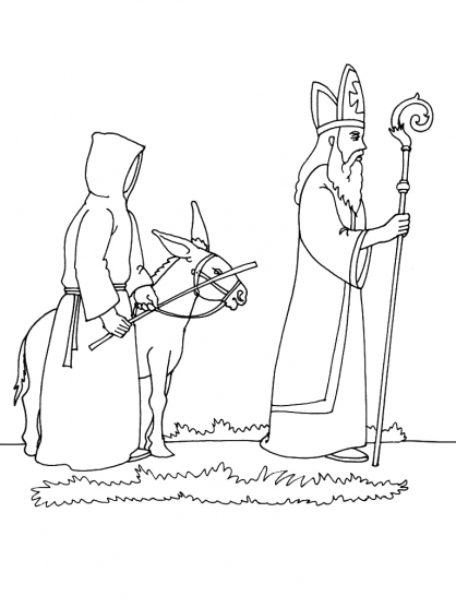 Coloring page: Saint Nicholas Day (Holidays and Special occasions) #59244 - Free Printable Coloring Pages