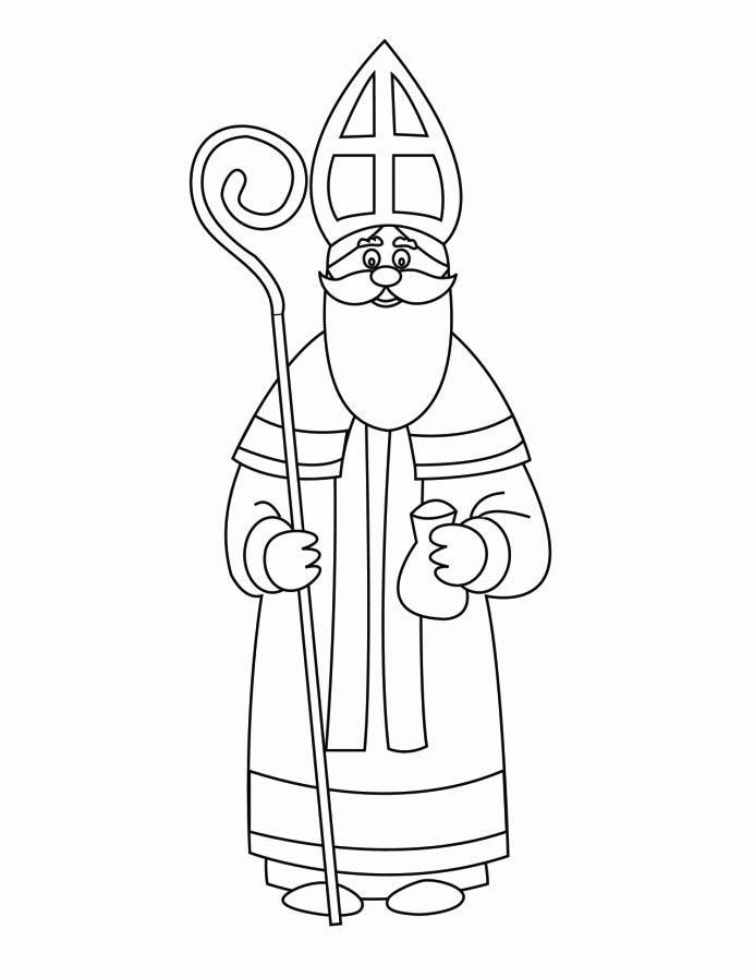 Coloring page: Saint Nicholas Day (Holidays and Special occasions) #59253 - Free Printable Coloring Pages