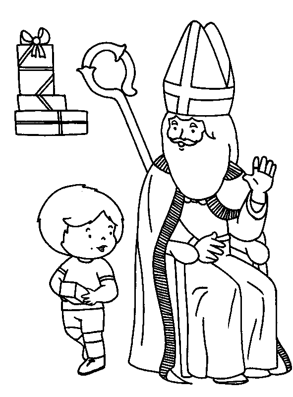 Coloring page: Saint Nicholas Day (Holidays and Special occasions) #59277 - Free Printable Coloring Pages